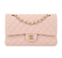 Medium Classic Double Flap, &pound;7,100, Handbags, Pink, Caviar Leather, Front view